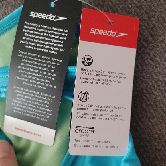 Speedo Swimsuit Girls size 4 - Picture 3 of 5